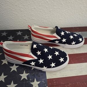 Gymboree red, White And Blue -stars And Stripes Sneakers